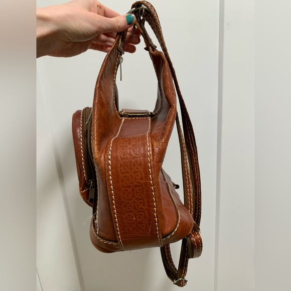 SOLD Gorgeous Handmade Leather Backpack - Picture 4 of 7